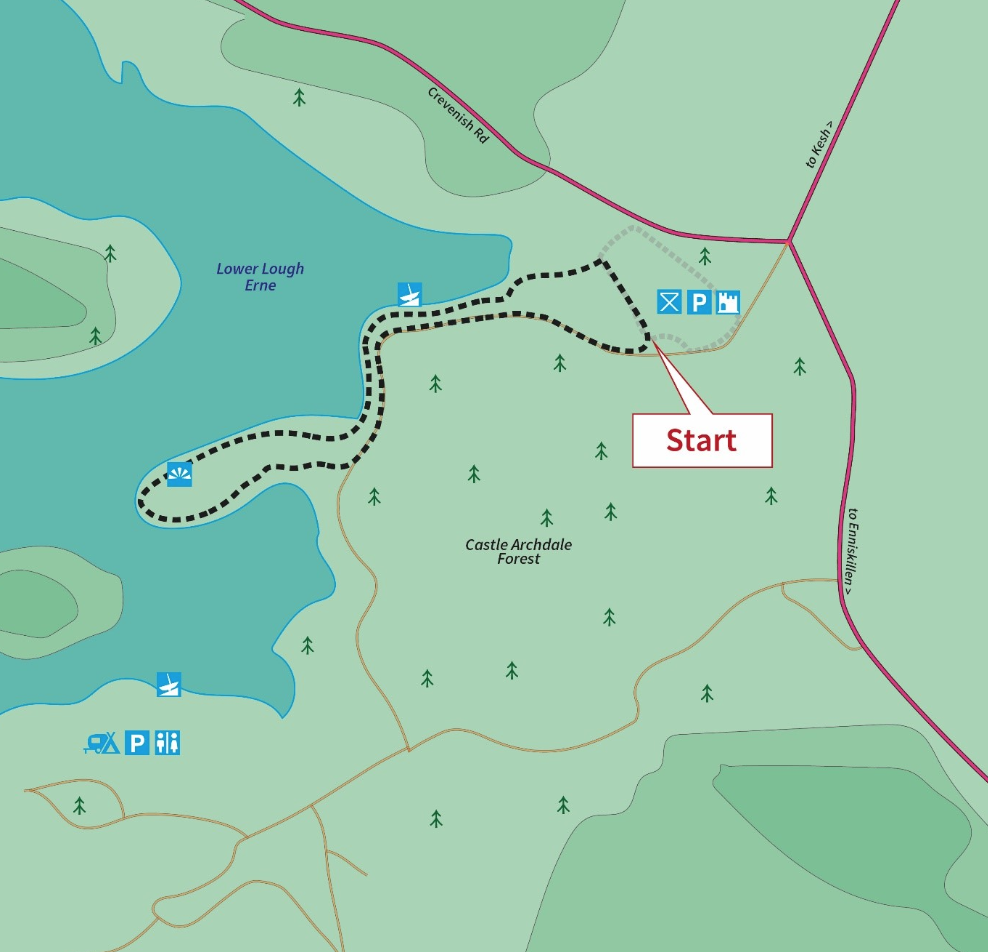 Castle Archdale   Tom’s Island Walk