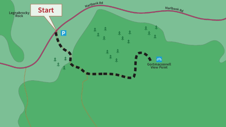 Gortmaconnell Viewpoint Walk   Map