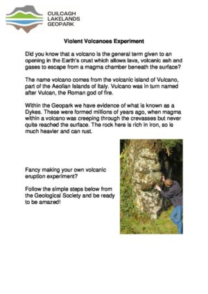 Violent Volcanoes Experiment