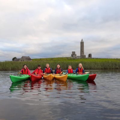 Group Kayaking at Devenish Island with Blue Green Yonder