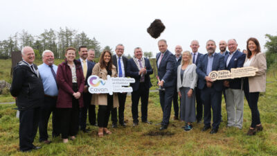 Minister turns sod at Shannon Pot Discovery Centre Site, West Cavan