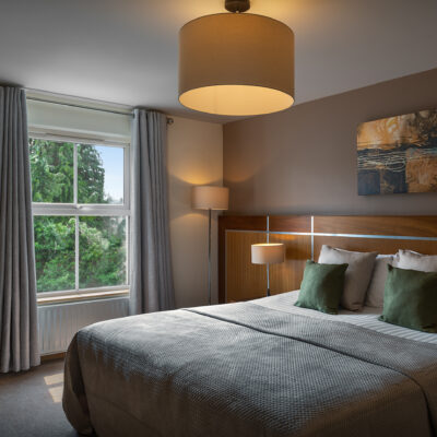 Bedroom inside Westville Hotel