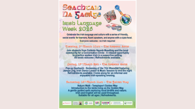 Seachtain Na Gaeilge – Pop-up Gaeltacht