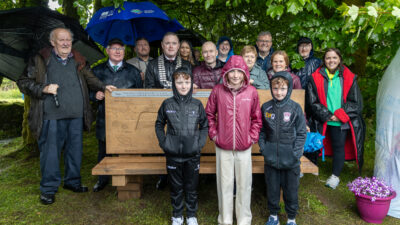 Bench Dedicated to Late Séamus Ó hUltacháin (Jim Nolan) at Cavan Burren Park