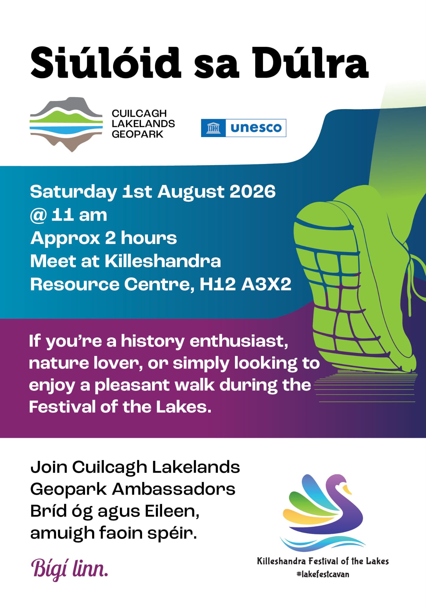 Siúlóid sa Dúlra – A Walk in Nature (Festival of the Lakes 2026)