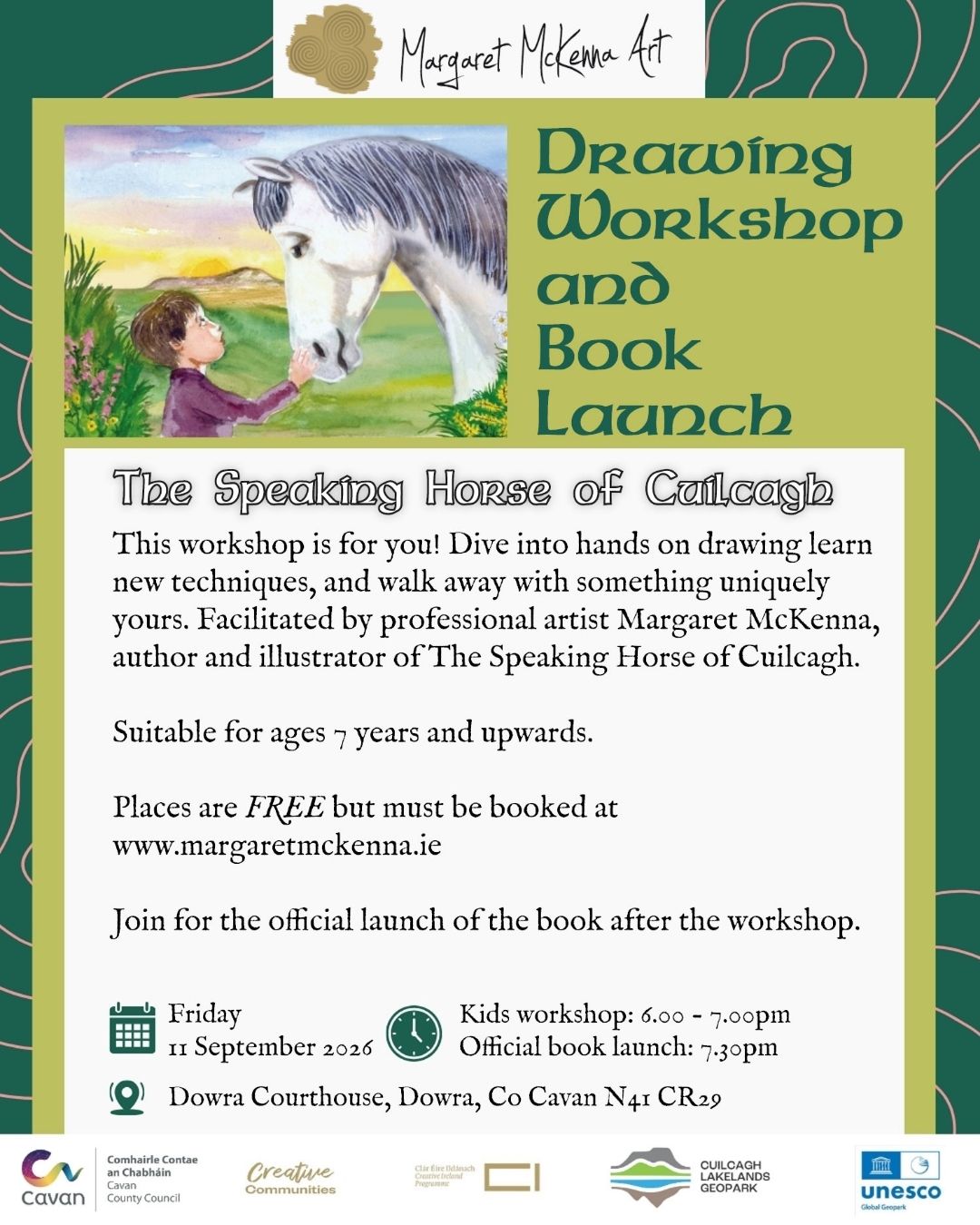 The Speaking Horse of Cuilcagh Drawing Workshop