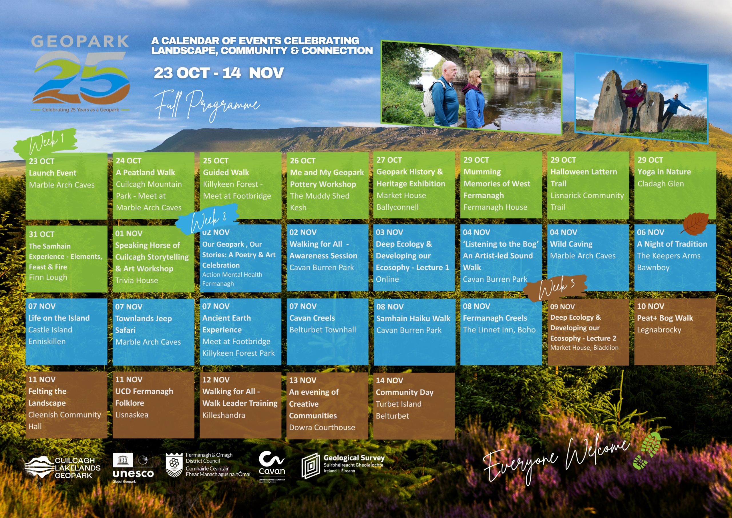 Geopark 25 Programme